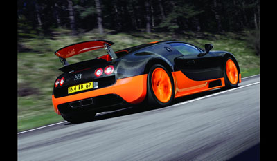 2010 Landspeed Worldrecord Bugatti Veyron 16.4 Super Sport - 431 kph (268 mph)  rear